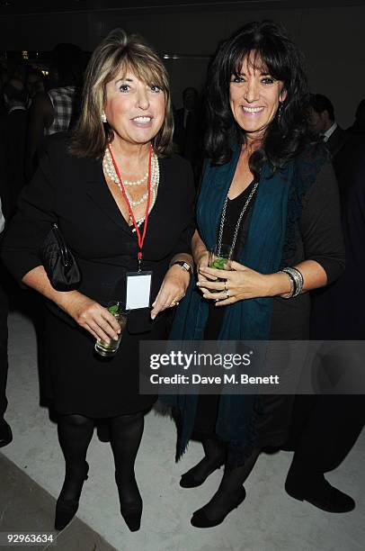 Eve Pollard attends the London Evening Standard Influentials Party, at Burberry on November 10, 2009 in London, England.