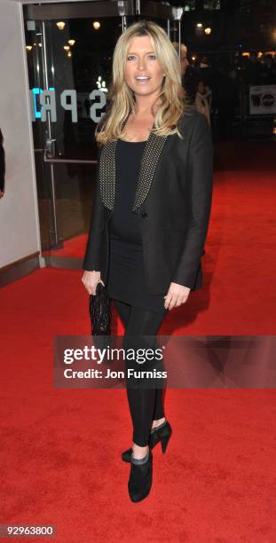 Tina Hobley attends the UK Premiere of 'Harry Brown' at Odeon Leicester Square on November 10, 2009 in London, England.