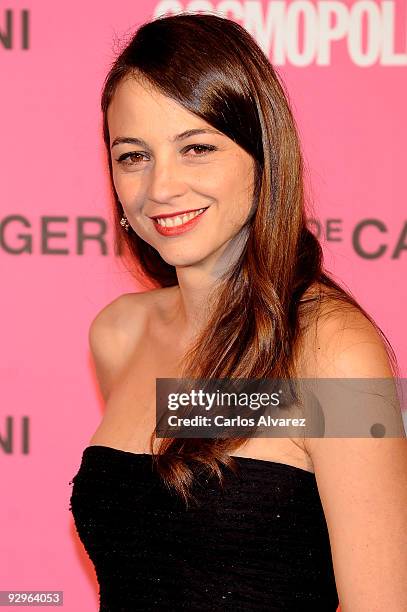 Spanish actress Leonor Watling attends "Fun Fearless Female Cosmopolitan Awards 2009" at Hotel Ritz on November 10, 2009 in Madrid, Spain.