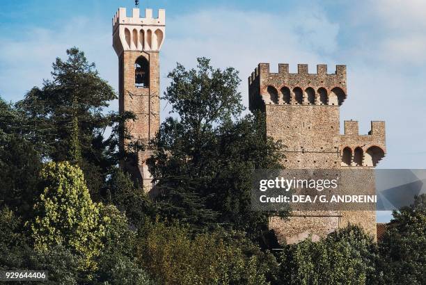 Vicari Palace, Scarperia e San Piero, Tuscany. Italy, 14th-15th century.