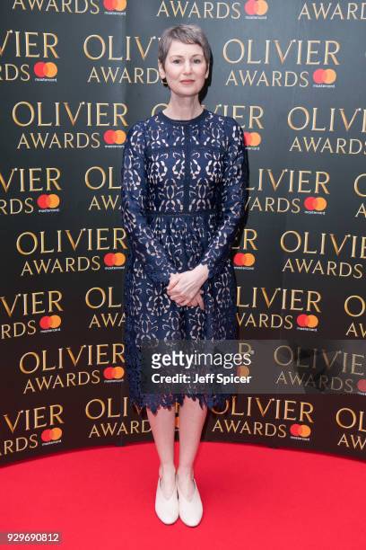 Josie Walker attends the Olivier Awards nominations celebration at Rosewood Hotel on March 9, 2018 in London, England.