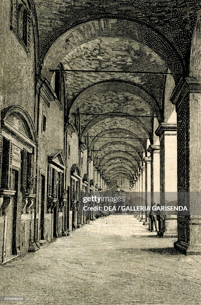 Portico of the Apostolic Palace, Loreto, Marche