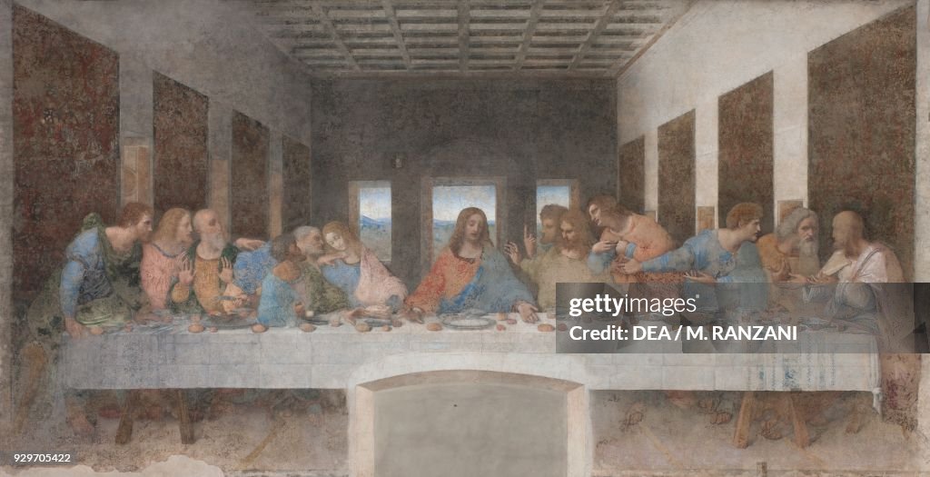 The Last Supper, 1495-1497, by Leonardo da Vinci