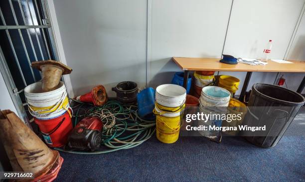 Items confiscated by law enforcement from people illegally using municipal water. From December 2017 until March 6, 2018 law enforcement has...