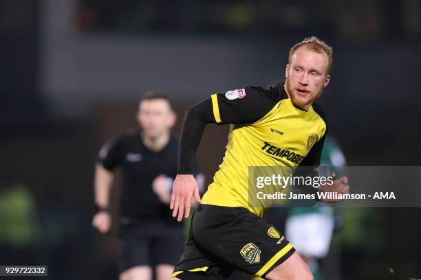 Liam Boyce of Burton Albion during the Sky Bet Championship match between Burton Albion and Brentford the at Pirelli Stadium on March 6, 2018 in...