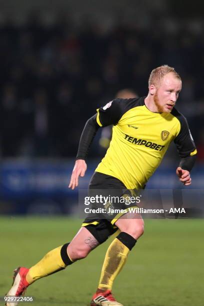 Liam Boyce of Burton Albion during the Sky Bet Championship match between Burton Albion and Brentford the at Pirelli Stadium on March 6, 2018 in...