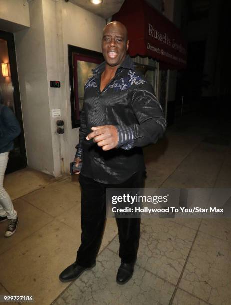 Isaac C. Singleton is seen on March 8, 2018 in Los Angeles, California.