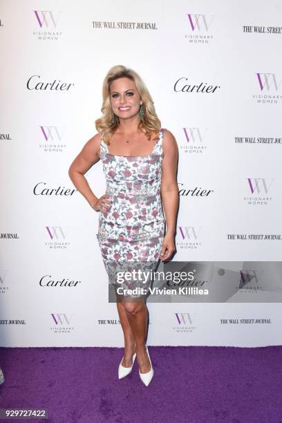 Courtney Friel attends Visionary Women Honors Demi Moore in Celebration of International Women's Day on March 8, 2018 in Beverly Hills, California.