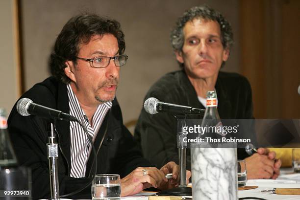 Cinematographers Michael Negrin and Anthony Palmieri attend day 7 of the 2009 American Film Market, Film or Digital... That's the Question, Beautiful...