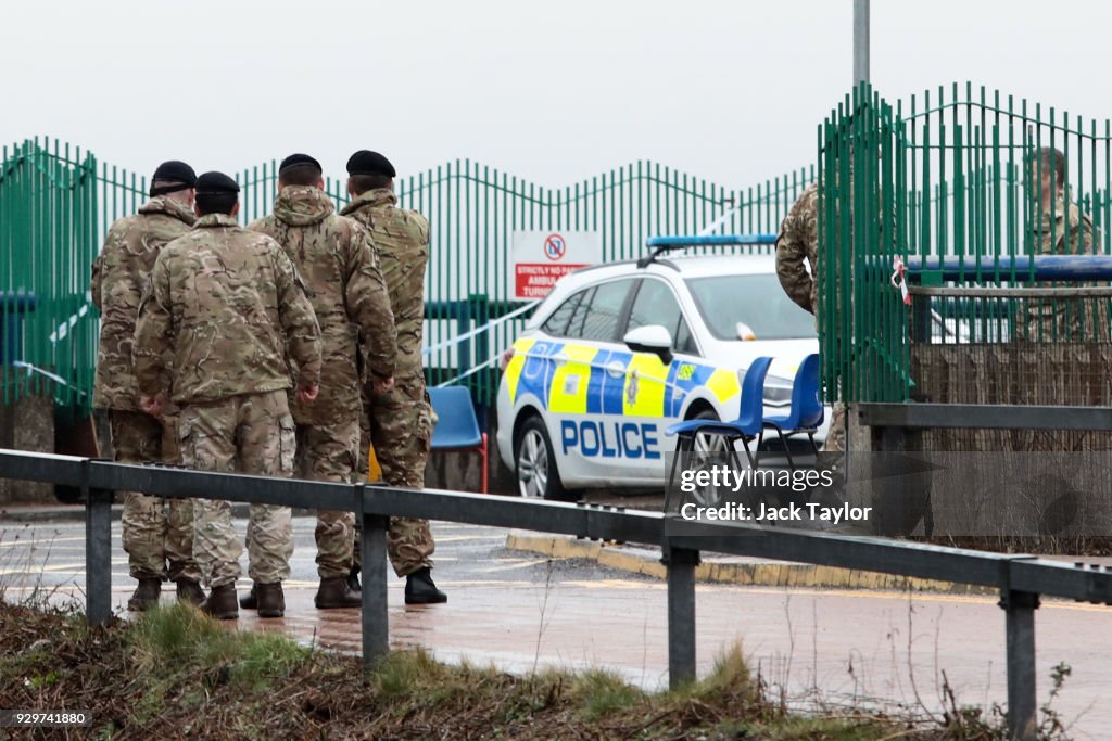 British Home Secretary Visits Scene Of Nerve Agent Attack