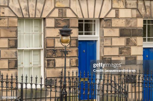 new town (wijk), edinburgh, schotland - grand plans for new home stockfoto's en -beelden