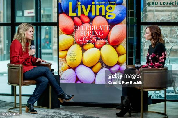 Elizabeth Graves discusses "#ChangeTheDay" with the Build Series at Build Studio on March 9, 2018 in New York City.