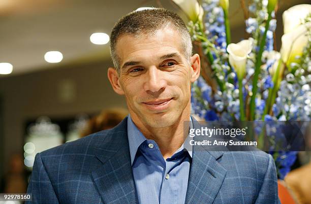 Manager of the New York Yankees Joe Girardi attends Manfredi Jewels launch of the NOA New York Yankees Joe Girardi Timepiece at Manfredi Jewels on...