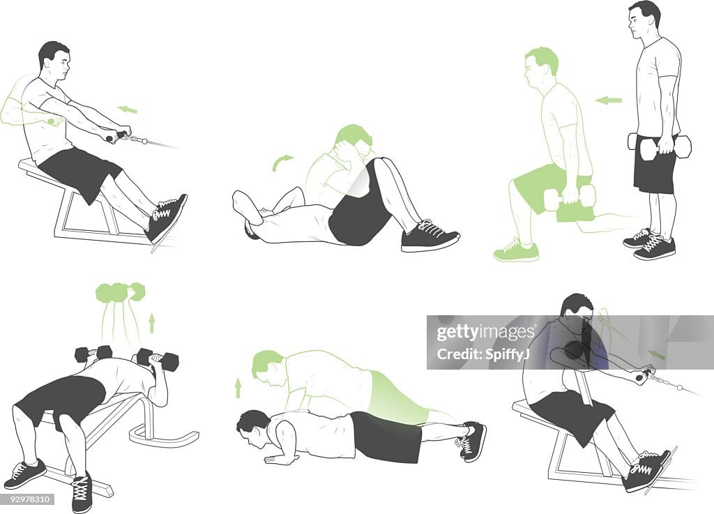 Halterofilismo e exercícios