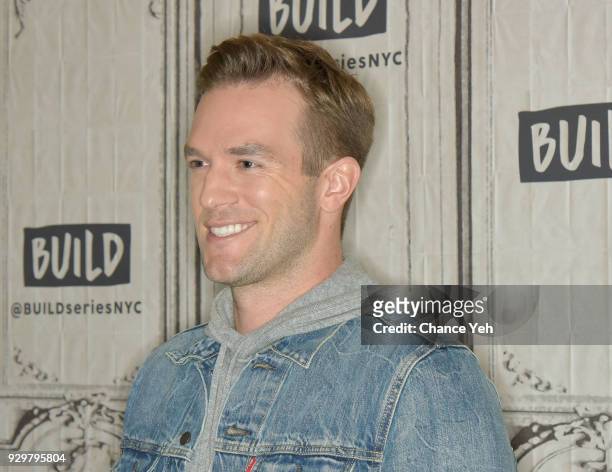 Andy Favreau attends Build series to discuss "Champions" at Build Studio on March 9, 2018 in New York City.