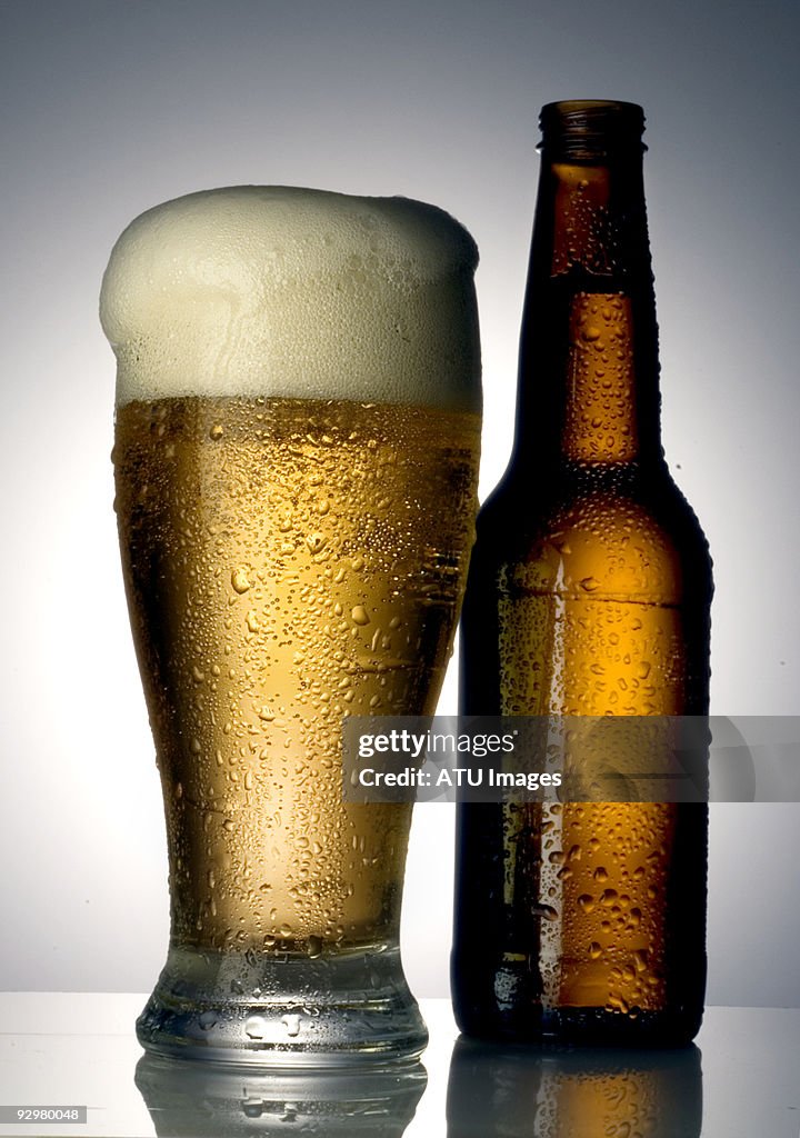 Beer and bottle
