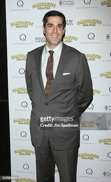 President and CEO of Bergdorf Goodman Jim Gold attends the "Fantastic Mr. Fox" premiere at Bergdorf Goodman on November 10, 2009 in New York City.