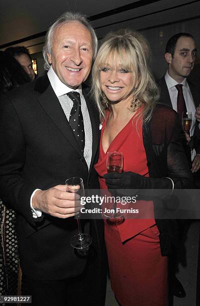 Harold Tillman and Jo Wood attends the London Evening Standard Influentials Party, at Burberry on November 10, 2009 in London, England.