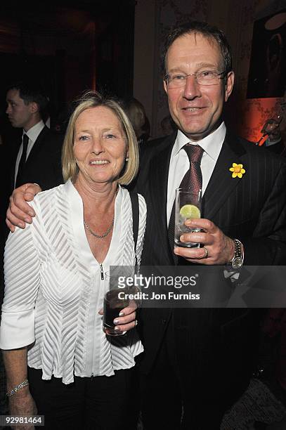 Richard Desmond and Janet Desmond attends the after party for the European Premiere of 'Harry Brown' at Odeon Leicester Square on November 10, 2009...