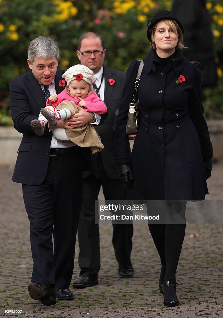 Services Of Remembrance Are Held For The Fallen On Armistice Day