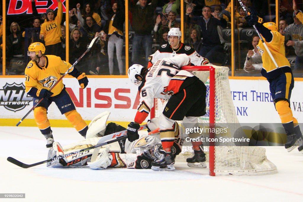 NHL: MAR 08 Ducks at Predators