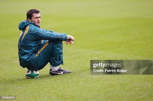 Adam Ashley-Cooper attends the Australian Team Training Session at Croke Park on November 11, 2009 in Dublin, Ireland.