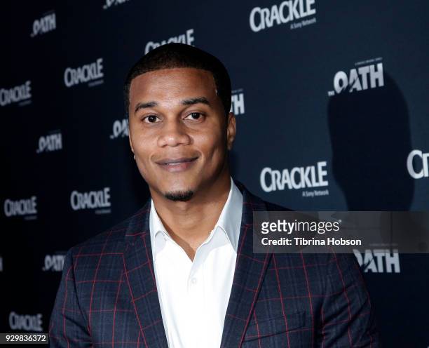 Cory Hardrict attends the premiere of Crackle's 'The Oath' at Sony Pictures Studios on March 7, 2018 in Culver City, California.