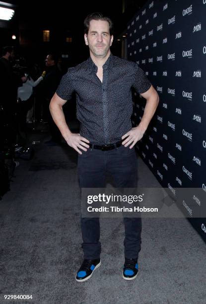 Aaron Abrams attends the premiere of Crackle's 'The Oath' at Sony Pictures Studios on March 7, 2018 in Culver City, California.