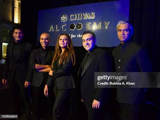 Rajiv Makhni - the alchemist for the sense of sound, Ambrish Arora - the alchemist for the sense of smell, Gauri Khan - the alchemist for the sense...