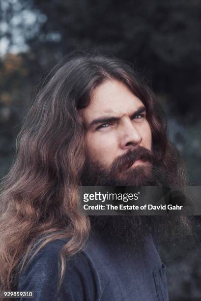 Drummer Artimus Pyle of the rock group Lynyrd Skynyrd poses for a portrait in September 1974 in Parsippany, New Jersey.
