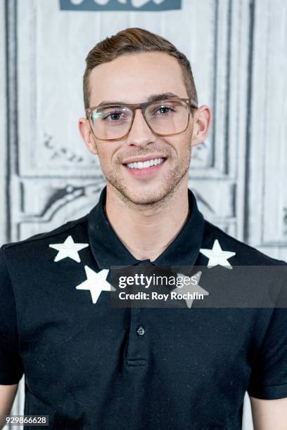 Adam Rippon discusses 2018 Winter Olympics with the Build Series at Build Studio on March 9, 2018 in New York City.