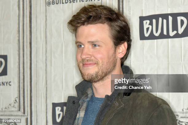 Jack Cutmore-Scott attends Build series to discuss "Deception" at Build Studio on March 9, 2018 in New York City.