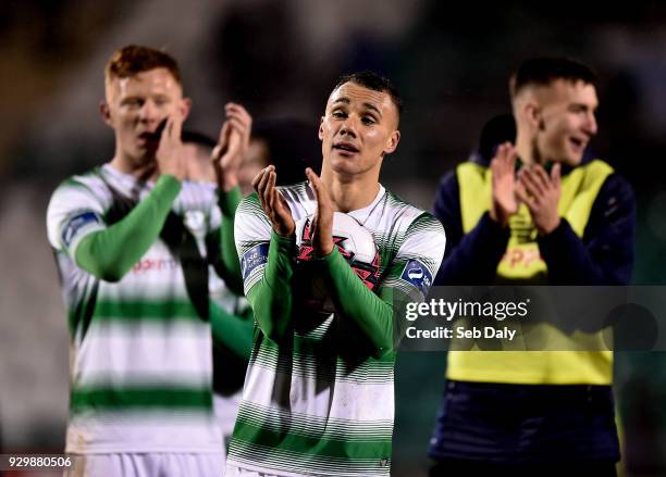 Dublin , Ireland - 9 March 2018; Graham Burke of Shamrock Rovers following the SSE Airtricity League Premier Division match between Shamrock Rovers...