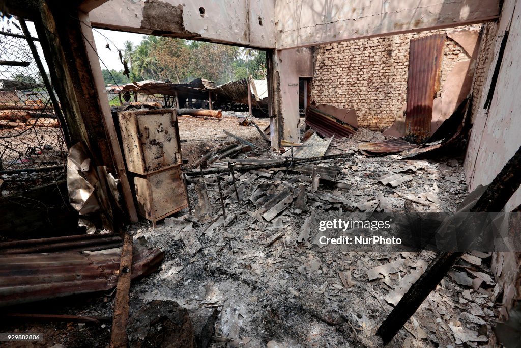 Vandalized Mosque in Digana