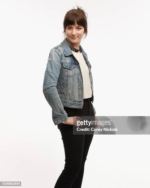 Director Carol Brandt from the film "Pet Names" poses for a portrait in the Getty Images Portrait Studio Powered by Pizza Hut at the 2018 SXSW Film...