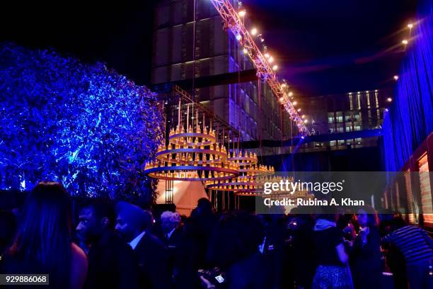 General view of the second edition of Chivas Alchemy celebrating five connoisseurs as alchemists of the senses at The Lodhi Hotel on March 9, 2018 in...