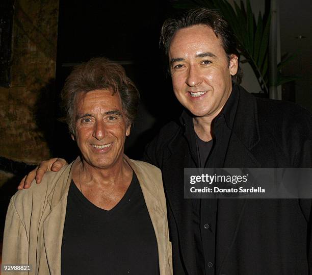 Al Pacino and John Cusack *EXCLUSIVE*