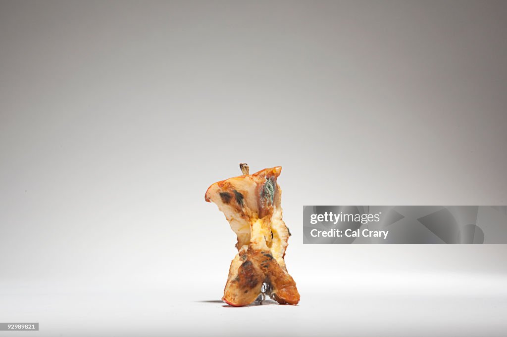 Rotten Apple Core High-Res Stock Photo - Getty Images