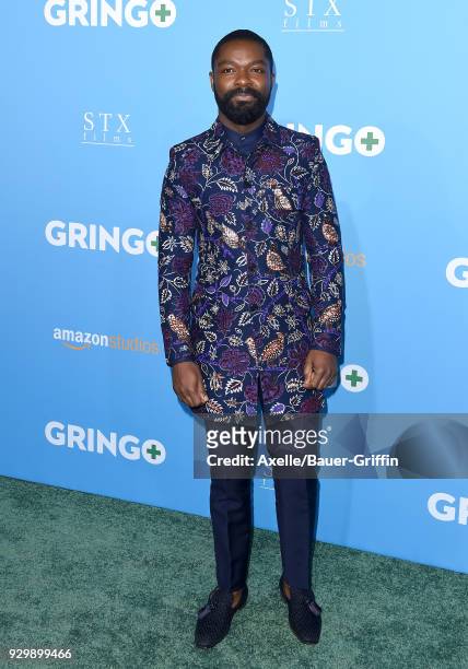 Actor David Oyelowo attends the World Premiere of 'Gringo' at Regal LA Live Stadium 14 on March 6, 2018 in Los Angeles, California.