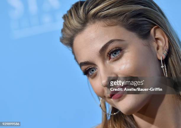 Actress Paris Jackson attends the World Premiere of 'Gringo' at Regal LA Live Stadium 14 on March 6, 2018 in Los Angeles, California.