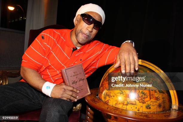 Kool Herc attends KRS ONE's "The Gospel Of Hip Hop" Book Release Party at W Hotel on November 10, 2009 in New York City