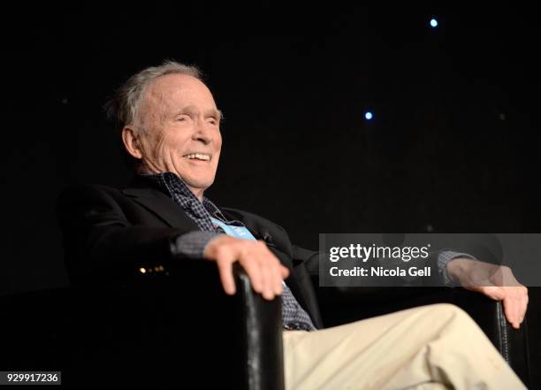 Dick Cavett speaks onstage at Cavett on Comedy during SXSW at Esther's Follies on March 9, 2018 in Austin, Texas.