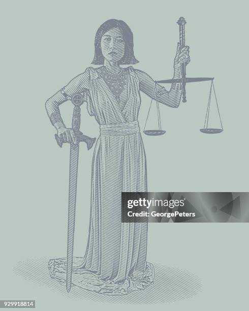 illustrazioni stock, clip art, cartoni animati e icone di tendenza di giustizia della signora dell'asia orientale con squame e spada - cultura dellasia orientale