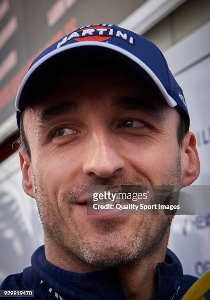 Robert Kubica of Poland Williams Martini Racing FW41 Mercedes looks on during day four of F1 Winter Testing at Circuit de Catalunya on March 9, 2018...