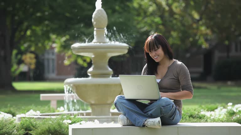 Single College Student Using Computer Student In Front Of A Computer Videos and HD Footage - Getty Images