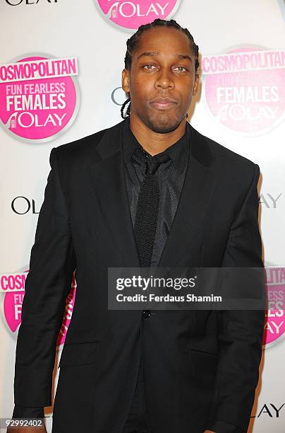 Lemar attends the Cosmopolitan Ultimate Women Of The Year Awards at Banqueting House on November 11, 2009 in London, England.