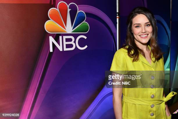 New York Midseason Press Day" -- Pictured: Megan Boone from "The Blacklist" on NBC --