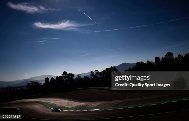 Lewis Hamilton of Great Britain driving the Mercedes AMG Petronas F1 Team Mercedes WO9 during day four of F1 Winter Testing at Circuit de Catalunya...