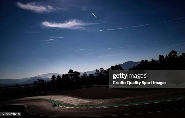 Lewis Hamilton of Great Britain driving the Mercedes AMG Petronas F1 Team Mercedes WO9 during day four of F1 Winter Testing at Circuit de Catalunya...