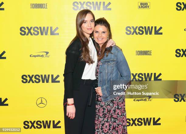 Executive producers Christina Schwarzenegger and Maria Shriver attend the premiere of "Take Your Pills" during SXSW at Vimeo on March 9, 2018 in...